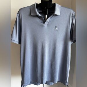 Men's Light Blue Psycho Bunny Polo Shirt.